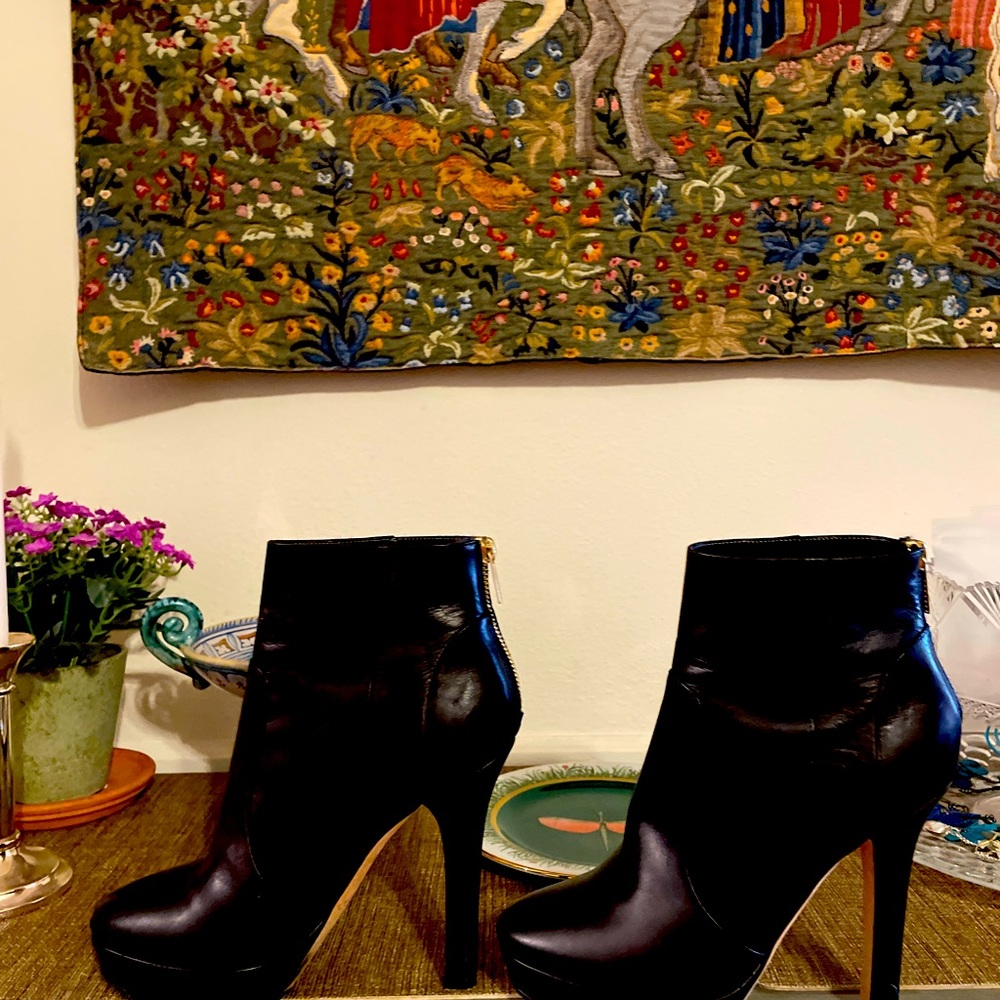 Jimmy Choo platform ankle boots
